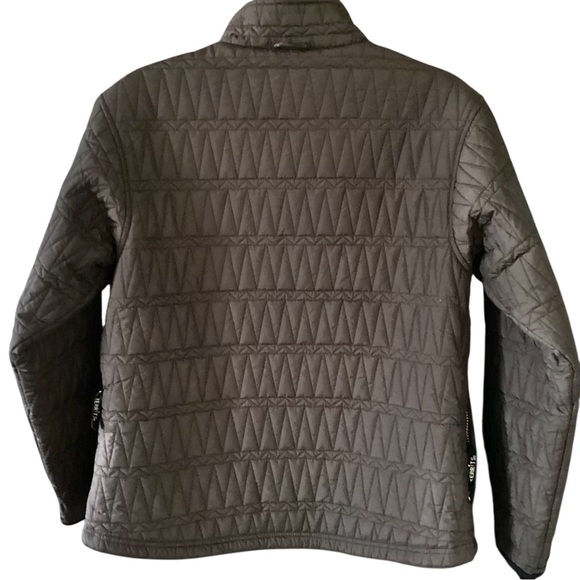 Kerrits Equestrian Brown Quilted Riding Jacket Zip Up Women's Size Large - Picture 11 of 16